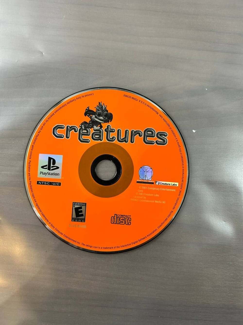 Creatures PS1 Sony PlayStation 1 2002 NTSC-U/C Disc Only